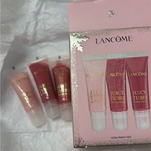 Lancome Juicy Tubes Lip Gloss Trio - Pink and Red